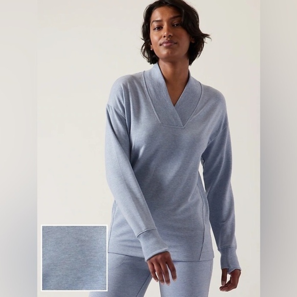 Athleta Clarity V-Neck Sweater Small
